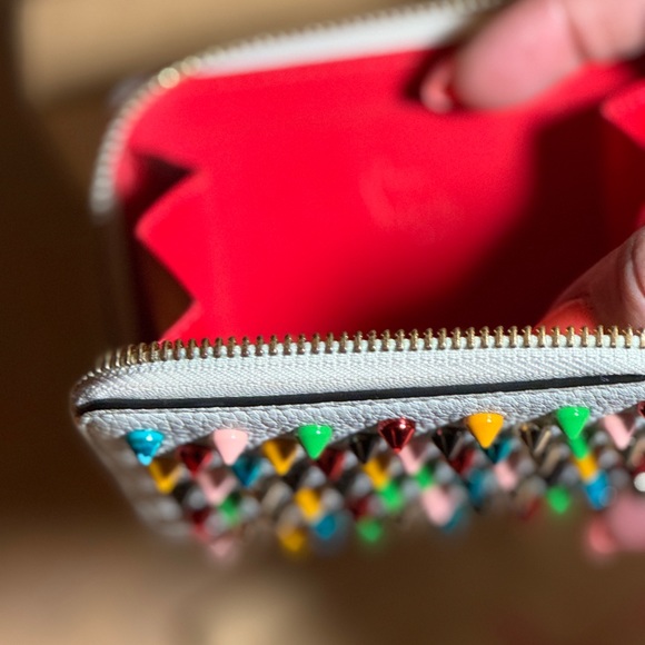 CHRISTIAN LOUBOUTIN STUDDED POUCH - Picture 5 of 5